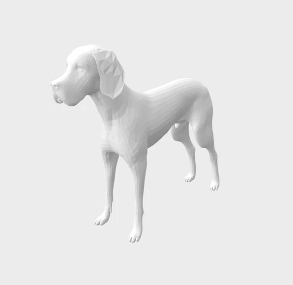 Great Dane 3D Model .c4d .max .obj .3ds .fbx .stl .blend