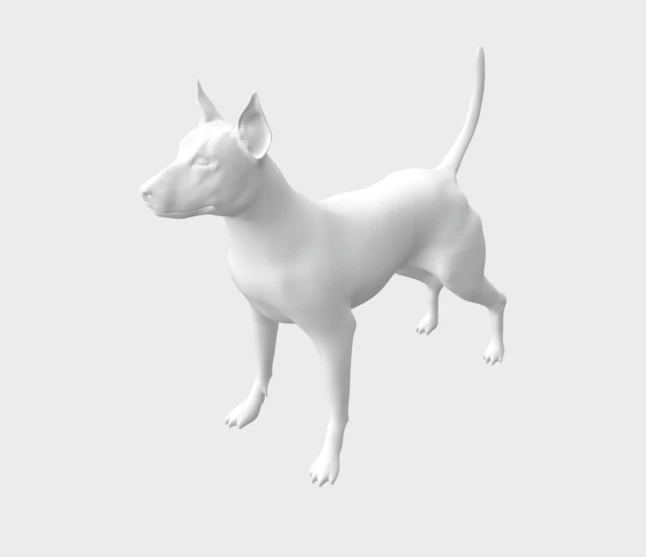 Pinscher miniaturastl 3D Model .c4d .max .obj .3ds .fbx .stl .blend