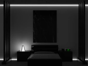 Minimalisme in de slaapkamer 3D Model