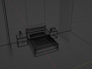 Bedroom minimalism Modelo 3D