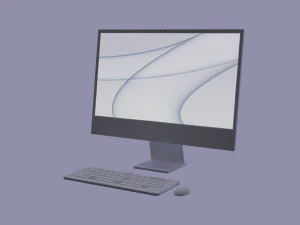 IMac M1 2021 3Dモデル