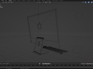IMac M1 2021 Modelo 3D