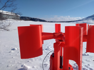 Bi-Generator vertical wind turbine 3D Print Model
