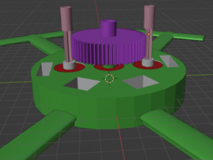 Bi-Generator vertical wind turbine 3D Print Model