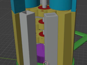 Aerogenerador vertical bigenerador Modelo de impresión 3D