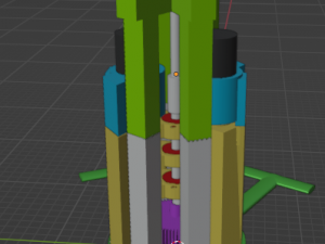 Bi-Generator vertical wind turbine 3D Print Model