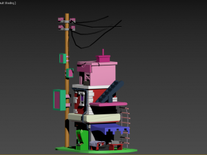 Small Building 3D Модель