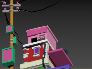 Small Building 3D Model
