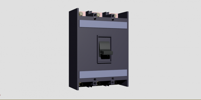 MCCB 3D 模型 .c4d .max .obj .3ds .fbx .stl .blend 