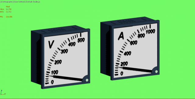 Meter 3D Модель .c4d .max .obj .3ds .fbx .stl .blend 