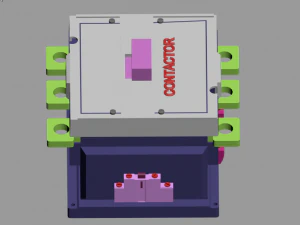 contactor Modelo 3D