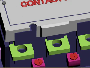 contactor Modelo 3D