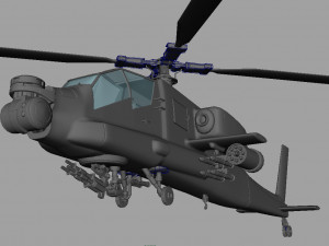 Apache 3D Model