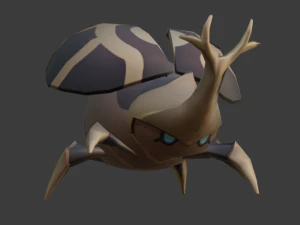 Escaravelho de Impacto Genshin Modelo 3D