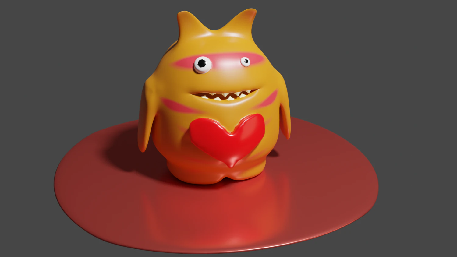 Monster 3D Model .c4d .max .obj .3ds .fbx .stl .blend 