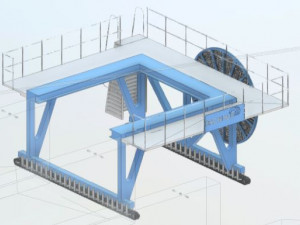 Trench turner Modelo 3D