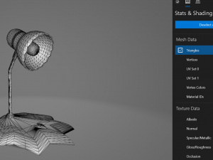 Blue lamp Modelo 3D