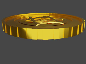Gold coin Modelo 3D