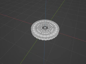 Moneda de oro Modelo 3D