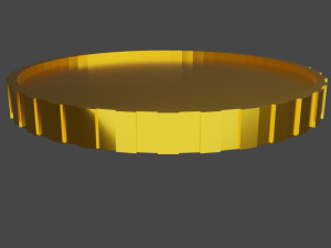 Gold coin 3D Model