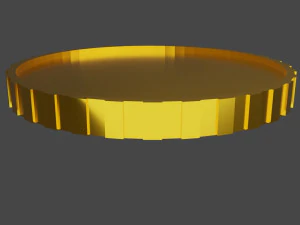 Moneda de oro Modelo 3D