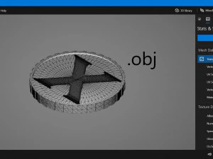 Золотая монета 3D Модель