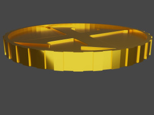Gold coin Modèle 3D