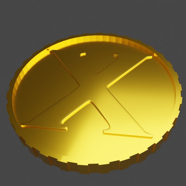 Gold coin Modèle 3D .c4d .max .obj .3ds .fbx .stl .blend 