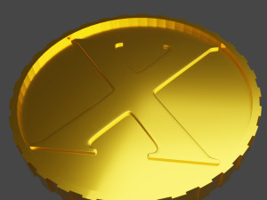 Gold coin 3D Model