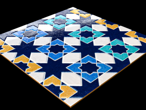 Moroccan Zellige tiles 3D Модель