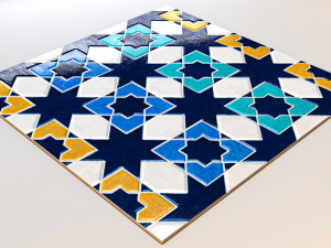 Moroccan Zellige tiles 3D Модель