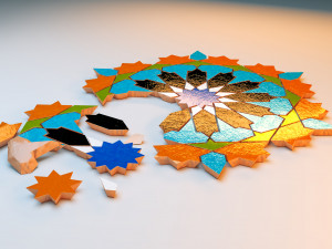 Moroccan zellige 3D 模型