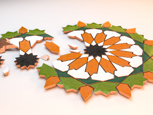 Moroccan zellige 3D 模型