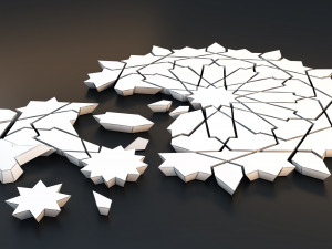 Moroccan zellige 3D 模型