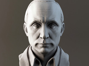 Vladimir Putin 3D print model Modello di stampa 3D