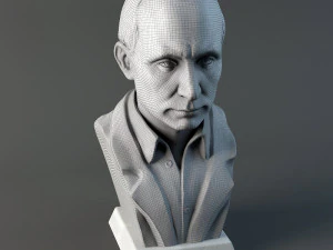 Vladimir Putin 3D print model 3D Print Model