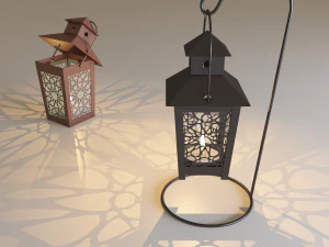 ПОДВЕСНОЙ ФОНАРЬ АРАБСКИЙ 3D 3D Модель
