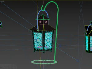 HANG LANTERN ARABIC 3D 3D Model