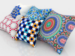 Moroccan pillow 3Dモデル