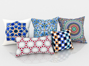 Moroccan pillow 3Dモデル