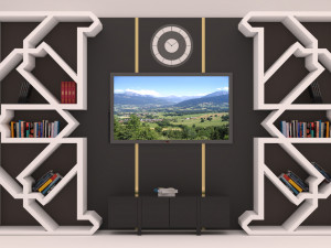 Moroccan library 3D Модель