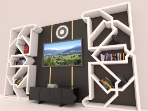 Moroccan library 3D Модель