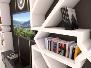Moroccan library 3D Модель