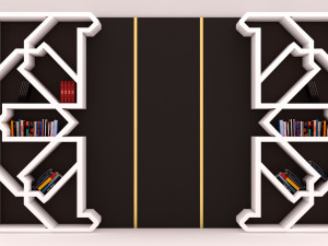 Moroccan library 3D Модель
