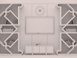 Moroccan library 3D Модель