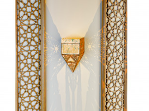 Moroccan islamic light wall 3D Модель