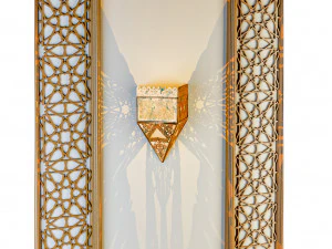 Moroccan islamic light wall 3D Model
