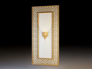 Moroccan islamic light wall 3D Model