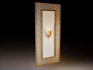 Moroccan islamic light wall 3D Model