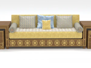 Арабский диван 3D Модель